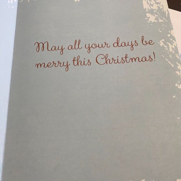 St Labre Indian School Red Truck with Puppy Merry Christmas Gift Greeting Card - Picture 5 of 8